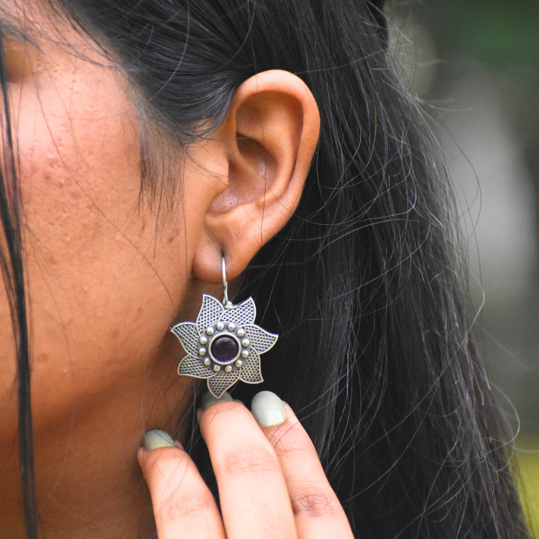 Combo of 10 Silver Oxidised Earring & Mini Photo Frame With Free Wood Box