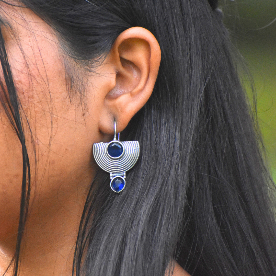 Combo of 10 Silver Oxidised Earring & Mini Photo Frame With Free Wood Box