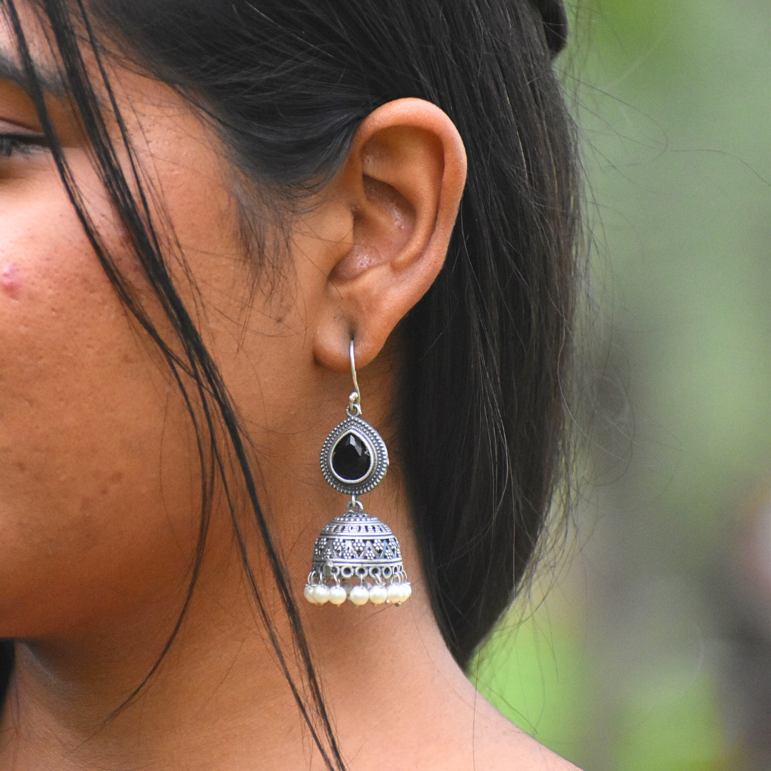 Combo of 10 Silver Oxidised Earring & Mini Photo Frame With Free Wood Box